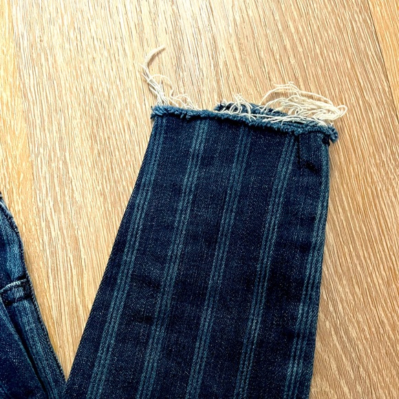 Pacsun NWOT Pinstriped Low Waisted Ankle Jegging Size 22 - Picture 2 of 6